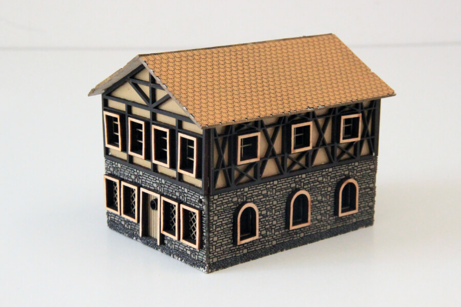 miniatura Casa cu etaj stil Tudor
